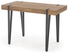 Masă PC Bernie (Lemn închis + Negru). Promo -7%. 1048753