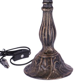 Lampa de masa Tiffany Leaf h 45 cm ,abajur 30 cm