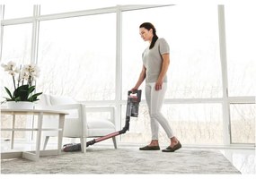 Aspirator vertical Shark IZ400EU, 309W, 0.7L, 60 min autonomie, Clean Sense IQ, LED, Powerfins, Rose Gold