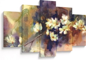 Tablou - Magnolii albe, pictură (150x105 cm)