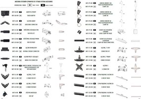 Spot LED directionabil pentru sina trifazata MAXLIGHT, PISTOL alb