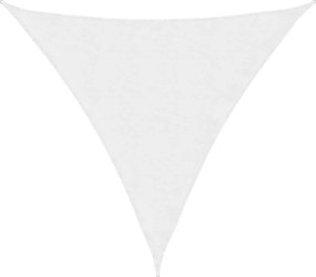 vidaXL Pânză parasolar, alb, 6x6x6 m, țesătură oxford, triunghiular