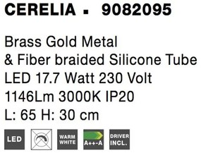 Aplica perete sau tavan LED moderna, design deosebit CERELIA NVL-9082095