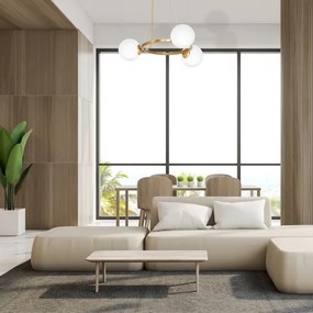 Lustră pe cablu VIENNA 3xE14/40W/230V auriu