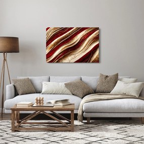 Tablou - Aur - textură albă (90x60 cm)