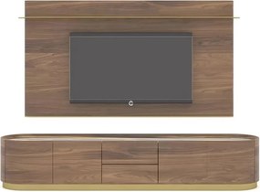 Unitate TV lemn masiv Giallo 240 cm