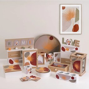 Cutii de depozitare 2 buc. cu capac, decorative ø 17x6,5 cm – Casa Selección