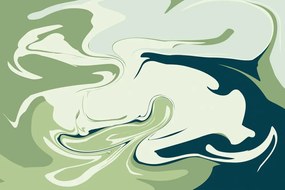 Tapet autoadeziv model verde abstract