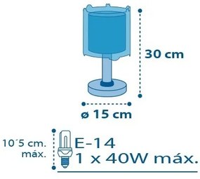 Dalber D-41341 - Lampa copii pe lantS 1xE14/40W/230V