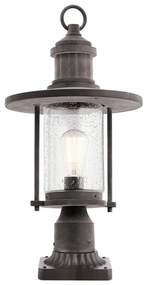 Lampă de exterior Kichler KL-RIVERWOOD3-M RIVERWOOD 1xE27/60W/230V IP44 negru