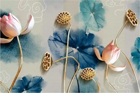 Tablou cu flori (90x60 cm)