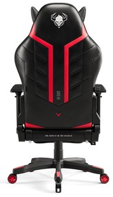 Scaun de gaming Diablo X-Ray 2.0 King Size: Negru-Roșu