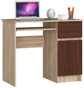 Masă PC Bhaskar  (Stejar sonoma + wenge) (D). 1069667