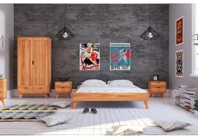 Pat dublu din lemn de fag 180x200 cm Greg - The Beds