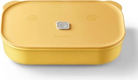 Cutie ceramică pentru alimente Buydeem Bento CT3008-MY, 1 l, 230 °C, compatibilă cu cuptorul și cuptorul cu microunde, galbenă