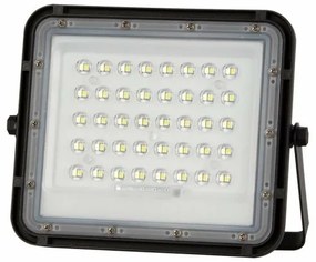 Proiector LED solar dimabil de exterior LED/6W/3,2V IP65 4000K negru + telecomandă