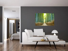 Tablou - Pădure de bambus (90x60 cm)