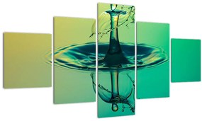 Tablou - picătura de apă (125x70 cm), în 40 de alte dimensiuni noi