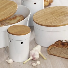 Cutie de pâine Kela SALENA, ceramică, alb