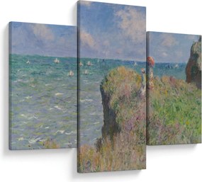 Tablou - Claude Monet, Cliff Walk at Pourville, reproducere (90x60 cm)