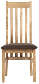 Scaun sufragerie Cardenal (stejar + maro). 1120379