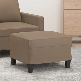 349340 vidaXL Taburet, cappuccino, 60x50x41 cm, piele ecologică