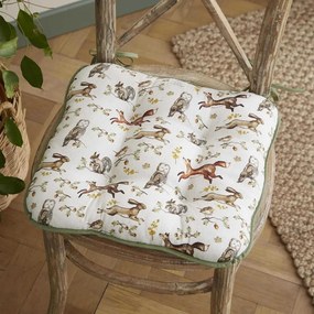Pernă de scaun din bumbac 36x34 cm Forest Fable – Cooksmart ®