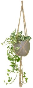 Suport suspendat pentru ghiveci de flori din material textil ø 13 cm (înălțime 100 cm) Macramé – Artevasi