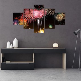 Tablou cu artificii (125x70 cm), în 40 de alte dimensiuni noi