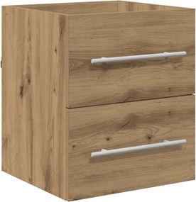 vidaXL Dulap de chiuvetă cu sertar Stejar Artizanal 38,5 x 41 x 48 cm