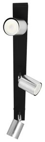 Spot LED TUNE 3xGU10/4,8W/230V crom mat/negru