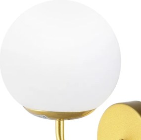 Brilagi - Lampă de perete MALIVA 1xE14/15W/230V aurie/albă