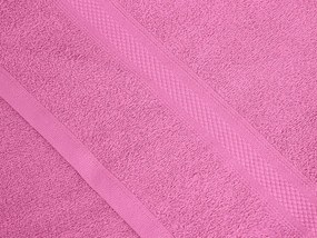 Prosop CLARYSSE ELEGANCE 70x140 cm roz, 100% bumbac