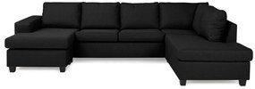 Colțar In Living 323Gri inchis, 285x195x86cm, Picioare: Lemn