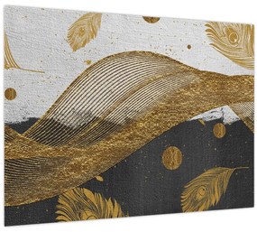 Tablou - Pene aurii (70x50 cm)
