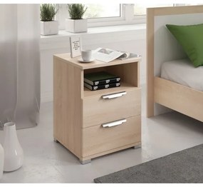 Noptieră NED, stejar Sonoma