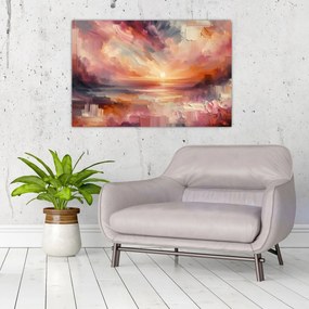 Tablou - Răsărit pictat (90x60 cm)