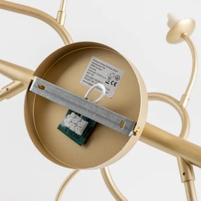 Lustră LED aplicată Brilagi MISTEL 15xG9/3W/230V auriu/alb