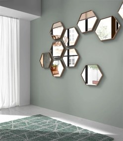 Oglinda decorativa Alline, 46x40cm AC-HV-MR45