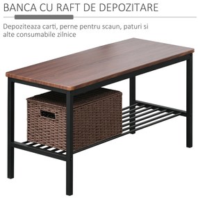 HOMCOM Set Mobilier de Bucătărie cu Masă, Bancă și Scaune, Design Modern, Masa Maro, Confortabil și Spațios, Ideal pentru Familie | Aosom Romania