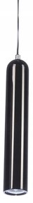 Pendul design modern TUBO 1 Black/Chrome