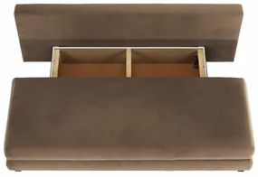 Canapea extensibila, textil capuccino bej, CLIV