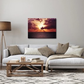 Tablou cu soarele după nori (70x50 cm)