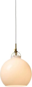 Halo Design 747993 - Pendul suspendat pe cablu TOSCANA, 1xE27/40W/230V, Ø 27 cm, crem/alamă