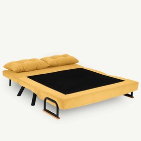 Canapea extensibilă Sando 2 Mustard