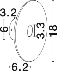 Aplica LED 3000K pentru fatade IP54 SPLASH negru