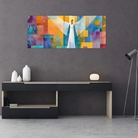 Tablou - Înger geometric (120x50 cm)