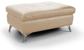 Taburet din piele SALERNO II 66x100 cm, bej