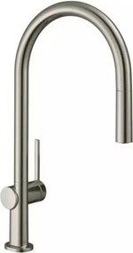 Baterie bucatarie cu dus extractibil crom periat Hansgrohe Talis M54 210 cu 1 jet