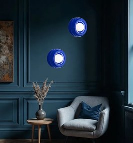 Aplica de perete, Living, Hol, Scara, Sticla, Cobalt, TEVO